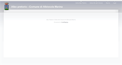 Desktop Screenshot of albo.comune.albissolamarina.sv.it